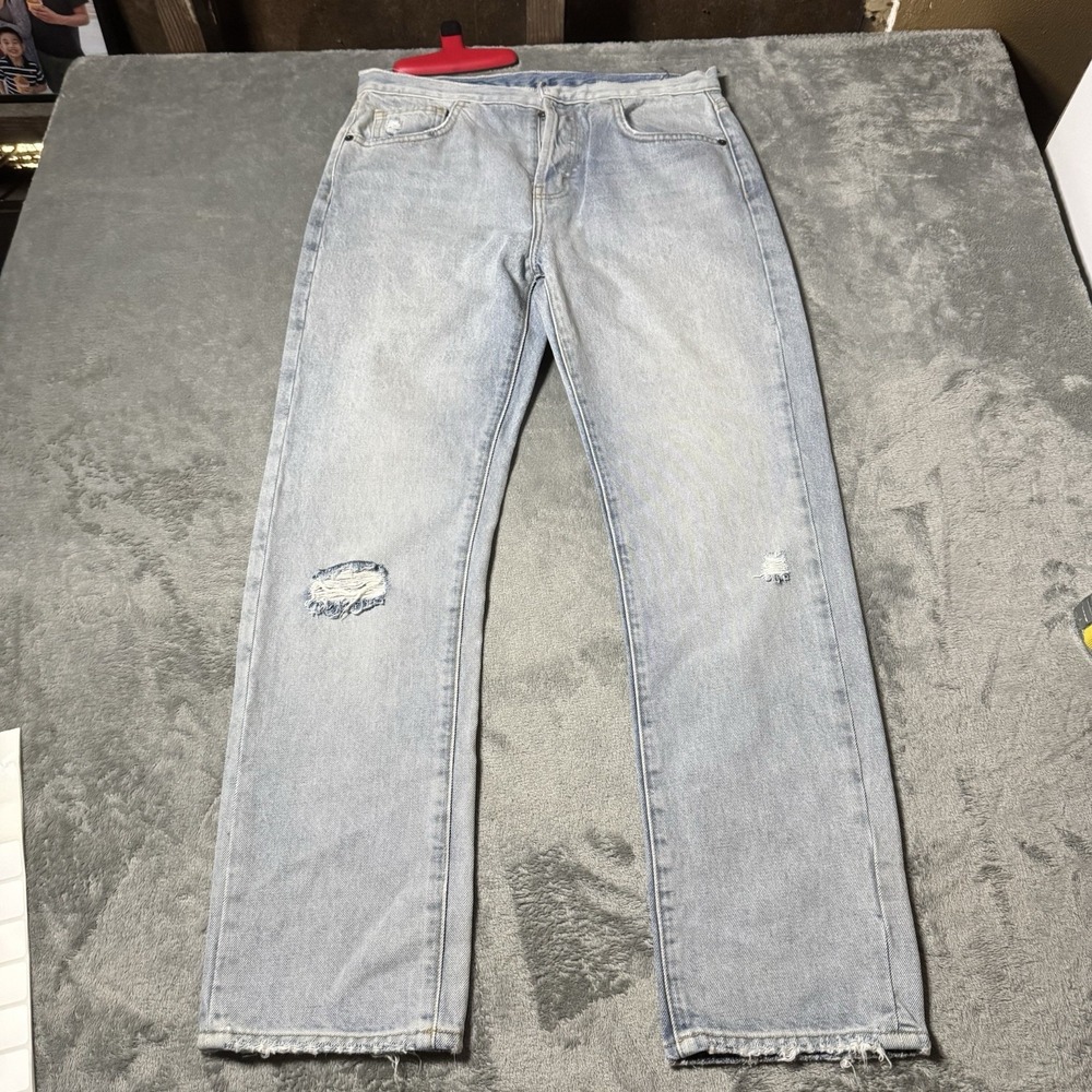 Current Elliott Eureka w Cut Off‎ Waist Band Lightwash Denim Size 27